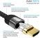 Zeskit Maya 2. 1 8K HDMI Cable 1. 5ft 50cm, 4K120Hz 48Gbps eARC Soundbar Ethernet Gaming 144Hz Certified Ultra High Speed HDR VRR HDCP 2. 2 2. 3 Compatible w/Dolby Vision Atmos Apple TV Xbox Series X