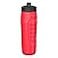 زجاجة مياه Under Armour Sideline Squeeze - سعة 950 مل للجنسين، لون أحمر، مقاس واحد.