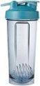 BlenderBottle Blender Bottle Shaker Pro Series Perfect for Protein Shakes and Pre Workout, 28-Ounce, Cerulean Blue.