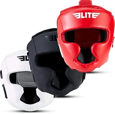 Elite Sports Best Boxing Headgear, Training Sparring Safety Head Guard for MMA, Kickboxing Trainees, Muay Thai, and Boxing for Adult Men.