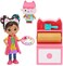 Gabby's Dollhouse Art Studio Set with 2 Toy Figures,2 Accessories, Delivery and Furniture Piece, Kids Toys for Ages 3 and up.