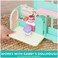 DREAMWORKS GABBY's DOLLHOUSE Gabby's Dollhouse with Cakey Kitchen with Figure and 3 Accessories,3 Furniture and 2 Deliveries for Kids.