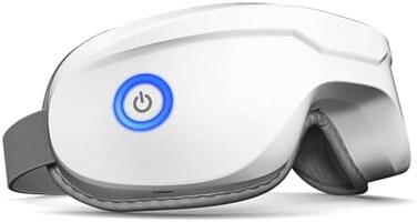 latumab Eye Massager with Heat, Bluetooth Music Heated Massager for Migraines, Relax and Reduce Eye Strain Dark Circles Eye Bags Dry Eye Improve Sleep, Ideal Gifts for Women/Men.