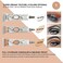 LOKFAR 3 Pack Matte Eyeshadow Primer for Oily Lids No Crease White Medium Dark Cream Eye Primer Makeup Eyeshadow Base WaterproofLong Lasting Eyelid Primer Liquid Eye-shadow for All Shadows (Set E.