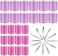 Cludoo Hair Curlers Rollers, 36Pcs Jumbo Big Hair Roller Sets with Stainless Steel Duckbill Clip, 2 Size Self Grip Hair Curlers Rollers for Long Medium Short Thick Fine Thin Hair Bangs Volume.