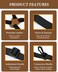 OUFABE Binocular Harness Strap, Binocular Harness for Birding, X-shaped Decompression Binocular Strap.