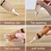 SEISSO Wood Furniture Repair Kit -Set of 50, 24 Colors Wood Touch up Fillers, Wood Repair Paint with Scraper and Brushes, Repair Scratches, Cracks, Stains, Hole, for Tables, Laminate, Cabinet, Floors.