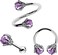 OUFER 3PCS Cartilage Earrings, 316L Surgical Steel Mixed Earrings with Dragon Claw Twist Helix Earring Ear Body Piercing Jewelry Tragus Earring.