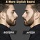 MISICH Beard Pencil Filler for man Water Proof Beard pen and beard brush Long Lasting Coverage Natural Finish, Male Mustache Repair Shape, Effective Enhance Facial Hair &iuml;&frac14;&Euml;&dagger;BLACK&iuml;&frac14;&acirc;&euro;.