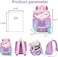Bluboon Toddlers Backpack for Girls Cute Preschool Backpack 3D Schoolbag Toddler Bookbag for Kids.
