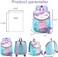 Bluboon Toddlers Backpack for Girls Cute Preschool Backpack 3D Schoolbag Toddler Bookbag for Kids.