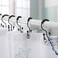 Goowin Shower Curtain Hooks, Shower Curtain Rings, Stainless Steel Shower Curtain Hooks Rust Proof Free Sliding Double Shower Hooks for Curtain, Shower CurtainsLiners (Black.