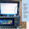 جهاز QIIRUN OTDR Fiber r 1310/1550nm 26/24dB مع شاشة لمس 4.3 بوصة، OTDR 11 في 1 مع VFL OPM OLS Event Map RJ45، موصلات FC/UPC SC ST LC مضمنة.