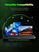 Bluedee Computer Speakers, Bluetooth Soundbar, HiFi Stereo, 3. 5mm Aux-in Connection, USB Powered Speakers for Desktop Monitor, PC, Laptop, Tablets.