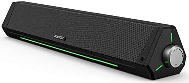 Bluedee Computer Speakers, Bluetooth Soundbar, HiFi Stereo, 3. 5mm Aux-in Connection, USB Powered Speakers for Desktop Monitor, PC, Laptop, Tablets.