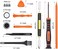 Jorest Cleaning Repair Tool Kit for PS5 PS4, with PH00 PH0 PH1 Phillips and T8 Torx Security Screwdriver set for Sony Playstation 3/4/5 Controller, Console, and Accessories, Crowbars, Tweezer, Screws.