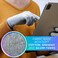 قفازات DefenderShield للحماية من الإشعاع الكهرومغناطيسي لأجهزة الكمبيوتر - للاستخدام مع شاشات اللمس ولوحات المفاتيح والأجهزة اللوحية وأجهزة الكمبيوتر المحمولة والهواتف المحمولة، رمادي، زوج صغير.