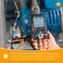مجموعة Testo 550s   مشعب رقمي يعمل بتطبيق لأنظمة التدفئة والتهوية وتكييف الهواء والتبريد مع 2 × مجسات قياس درجة الحرارة السلكية   قياس الضغط العالي والمنخفض، التسخين الفائق والتبريد الفرعي - مع تقنية