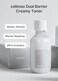 celimax Dual Barrier Creamy Tonerwith Ceramides, OilAlcohol Free, Facial Astringent, Hydrating, Calming, Soothing, Non Irritating, Dry Sensitive Oily Combination Skin,150ml.