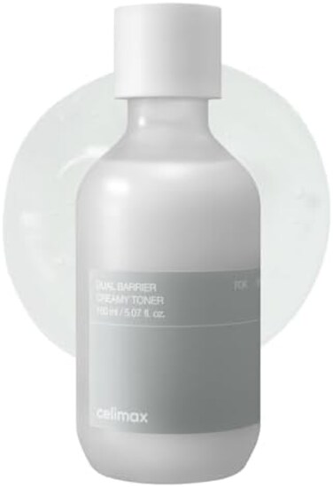 celimax Dual Barrier Creamy Tonerwith Ceramides, OilAlcohol Free, Facial Astringent, Hydrating, Calming, Soothing, Non Irritating, Dry Sensitive Oily Combination Skin,150ml.