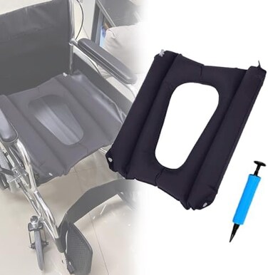 EDWERD Inflatable Cushions - Elderly Nursing Anti-Bedsore Seat Pad for Bedridden Disabled for Pain Relif, Fit for Toilet ChairWheelchair, BreathableComfort.