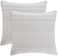 PHF 100% Cotton Waffle Weave Euro Sham Covers, 2 Pack 26" x 26" Pillow Covers for Elegant Home Decorative, No Insert, Decorative Euro Throw Pillow Covers for Bed Couch Sofa, Light Grey.