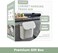 
		 ELPHECO Format: Misc. Compost Bin, 2. 5 Gallon Hanging Trash Can with Lid, Kitchen Cabinet Door Under Sink Plastic Garbage Can Wall Mounted Slide Open, White.