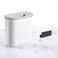 
		 ELPHECO Format: Misc. Compost Bin, 2. 5 Gallon Hanging Trash Can with Lid, Kitchen Cabinet Door Under Sink Plastic Garbage Can Wall Mounted Slide Open, White.
