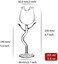 INFTYLE Rose Cocktail Glass Wine Goblet Glasses Flower Drinkware Set of 2, Crystal Champagne Flutes Classy Red Wine Glass, Ideal Gifts for Housewarming, Wedding, Birthday Celebrations.