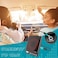 MONODEAL Portable CD Player With Dual Headphones Jack, Anti-Skip for Car/Travel/Home, Rechargeable Personal CD Player for Adults Kids (Dark Brown.