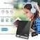 MONODEAL Portable CD Player With Dual Headphones Jack, Anti-Skip for Car/Travel/Home, Rechargeable Personal CD Player for Adults Kids (Dark Brown.