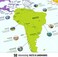 خريطة العالم الملونة مع الأعلام والعواصم و50 حقيقة مثيرة للاهتمام - ملصق جداري كبير الحجم مغلف بطبقة لامعة للمنزل والفصل الدراسي - تعليمي للأطفال والكبار.