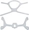 Medihealer 2PCS CPAP Headgear and Frame for Wisp Nasal Mask - Includes Both Headgear Replacement and Fabric Frame for Philips Respironics Wisp, Snugly Fit ad Effectively Reducing Marks and Air Leaks,