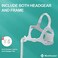 Medihealer 2PCS CPAP Headgear and Frame for Wisp Nasal Mask - Includes Both Headgear Replacement and Fabric Frame for Philips Respironics Wisp, Snugly Fit ad Effectively Reducing Marks and Air Leaks,