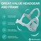 Medihealer 2PCS CPAP Headgear and Frame for Wisp Nasal Mask - Includes Both Headgear Replacement and Fabric Frame for Philips Respironics Wisp, Snugly Fit ad Effectively Reducing Marks and Air Leaks,