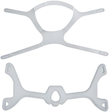 Medihealer 2PCS CPAP Headgear and Frame for Wisp Nasal Mask - Includes Both Headgear Replacement and Fabric Frame for Philips Respironics Wisp, Snugly Fit ad Effectively Reducing Marks and Air Leaks,