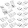 Honoson 12 Pieces 6 Pins LED Strip Connectors Set L Shape LED Strip Light Connectors 12 mm Solderless Connector for 6 Pin LED Strip.