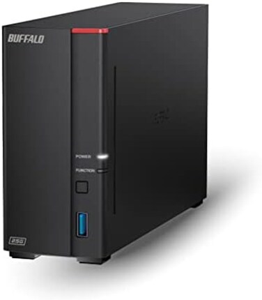 BUFFALO LinkStation 710 2TB 1-Bay NAS Network Attached Storage with HDD Hard Drives Included NAS Storage That Works as Home Cloud or Network Storage Device for Home.