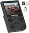 HAIHUANG RG351V Handheld Game Console,PlugPlay Video Games Supports Double TF Extend 256GB,Portable Game Console 3. 5 Inch IPS Screen 2521 Games (Transparent Black.
