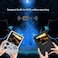 HAIHUANG RG351V Handheld Game Console,PlugPlay Video Games Supports Double TF Extend 256GB,Portable Game Console 3. 5 Inch IPS Screen 2521 Games (Transparent Black.