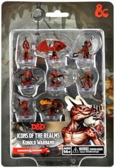 WizKids DD Icons of the Realms: Kobold WarbandTabletop RPG Miniatures.