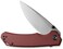 Civivi C2102B Brazen Burgundy G10 Handle.