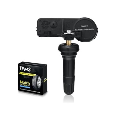 BDFHYK TPMS Sensor GM 315Mhz Tire Pressure Monitoring Sensor Compatible with Chevy Silverado Buick GMC Cadillac Pontiac Replacement Tire Pressure Sensor OE13598771 13598772 13586335 4-Pack.