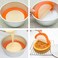 AMYONE Round Silicone Baking Mats for 8 Inch Cake Pan, Food Grade, Non-Stick, Reusable Silicone Mat for Baking Pan for Bread/Tortilla/Macaron/Pastry/Pie/Bun or 9 Inch Pizza Pan, 2PCS.