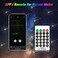 مجموعة أضواء الألياف الضوئية CHINLY Meteor 3W 96 قطعة 0.03 بوصة 9.8 قدم بلوتوث 12LEDs مع جهاز تحكم عن بعد/تطبيق كابل مقسم طاقة DC للسيارة/المسرح المنزلي (تأثير الشهاب فقط).