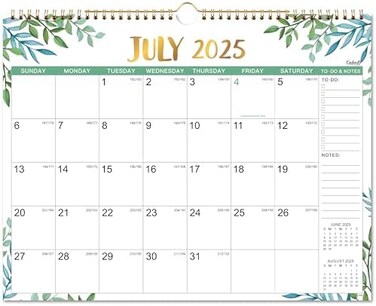 Coboll Wall Calendar 2024-2025-2024-2025 Wall Calendar from July 2024 to December 2025, 11. 5"x 15", Monthly Calendar 2024-2025 with Thick Paper Perfect for OfficeHome.