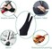 Gzingen 6 Pieces Artist Glove for Drawing Tablet, Two-Finger Tablet Drawing Gloves, Digital Artist Gloves for Graphics Pen Drawing Tablet Monitor Light Box Tracing Board- S M L(Black/White.