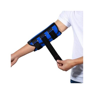 Sylong Elbow Brace, Night Splint Support for Cubital Tunnel Syndromean, Ulnar Nerve , Stabilizer Brace for Fix Elbow, Prevent Excessive Bending at night, Fits Left and Right Arms,Women, Men (L.
