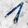 Desert Cactus West Virginia University WVU Mountaineers Car Keys ID Badge Holder Lanyard Keychain Detachable Breakaway Snap Buckle (Blue, Multicolored, One size.