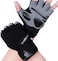 SAWANS Gym Gloves Training Weight lifting Gloves for Men Women Wrist Support Padded Extra Grip Palm Protection Exercise Fitness Workout Gloves Cycling,Hanging,Pull ups,Breathable.